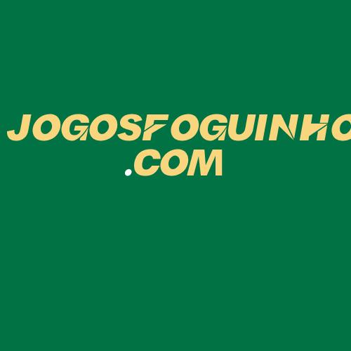 Logo da JOGOSFOGUINHO